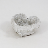 Base Cimento em forma de coração/asas