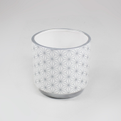Vaso Cerâmico decorado com Estrelas