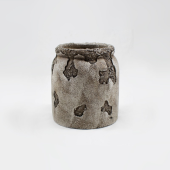 Pote Cerâmica Antique Grey