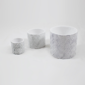 Conjunto - Cilindro Cerâmica 12cm  - C