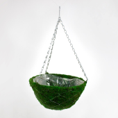 Cesto Suspenso decorado com musgo