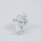 Anjo Igor com animais - Sapo