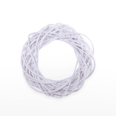 Coroa de Madeira 20cm - Branco