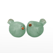 Pássaros de Madeira - Verde Menta