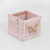 Candelabro em casca de madeira