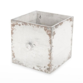 Caixa de Madeira Branco antigo