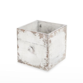 Caixa de Madeira Branco antigo