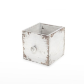 Caixa de Madeira Branco antigo