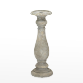 Castiçal em Cimento - Cinza