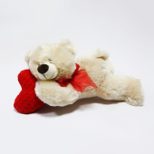 Urso de Peluche Deitado 50cm