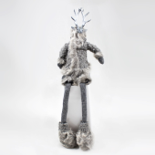 Rena Vestida Sentada Cinza