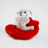 Peluche com almofada  - Hipopótamo