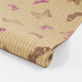 Papel kraft em rolo com motivos