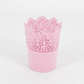 Vaso em chapa perfurada  - 13 cm