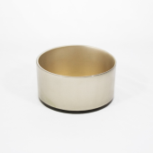 Vidro Cilindrico pintado a cor champanhe