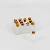Conjunto de Frascos de Ensaio (x12)