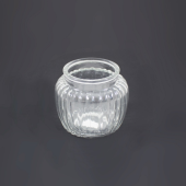 Vaso em vidro Ondulado 11x10cm