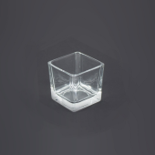 Cubo em vidro  - 6cm