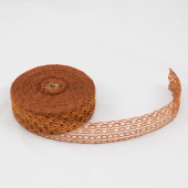 Fita Floral  - Castanho/Laranja