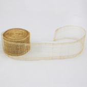 Fita sinamay 75mm  - Natural