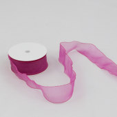 Fita Organza 40mm  - Fuchsia
