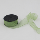 Fita Organza 40mm  - Verde