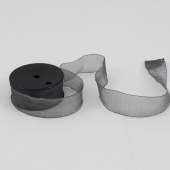 Fita Organza 40mm  - Preto