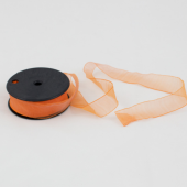 Fita Organza 25mm  - Laranja