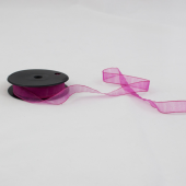 Fita Organza 10 mm  - Fuchsia