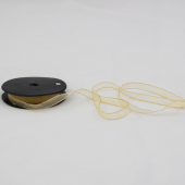 Fita Organza 15mm  - Dourado