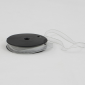 Fita Organza 15mm  - Cinza claro