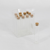 Conjunto de Frascos de Ensaio (x12)  - 9cm
