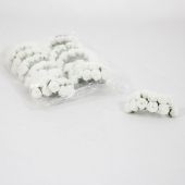 Rosa artificial micro  - Branco