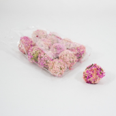 Bolas com flor palha  - C