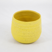 Vaso Cerâmico redondo com textura rugosa  - C