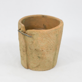 Vaso de terracotta decorado com Agrafo  - B