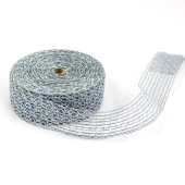 Fita Floral  - Cinza claro