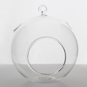 Vidro pendente esfera  - 12cm