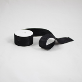 Fita Bordada 40mm  - Preto