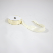 Fita Bordada 25mm  - Creme