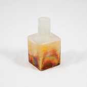 Garrafa Areada Quadrada - 6x11cm  - Laranja